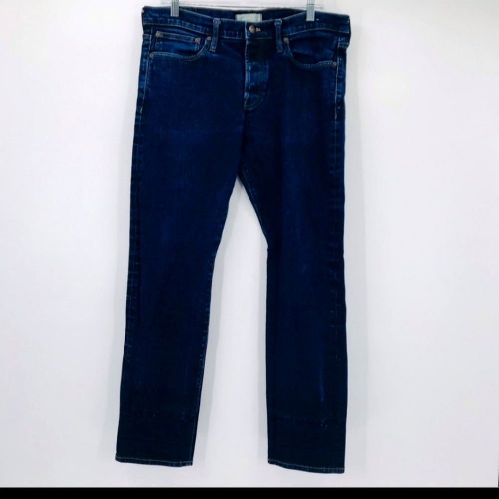 Madewell Men's Slim Authentic Flex Jeans Resin Rinse Size 34